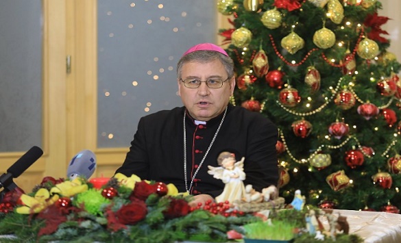 Божикна честитка на бискупот скопски и епарх струмичко-скопски Киро Стојанов