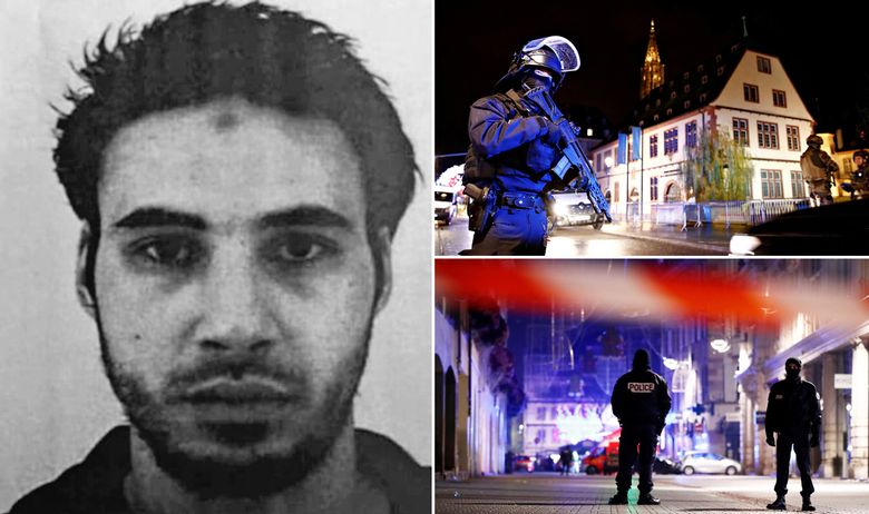Познат напаѓачот од Стразбур, ранет е, но сепак ѝ победна на полицијата