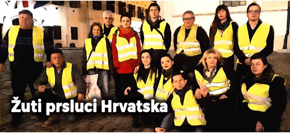 „Жолтите елеци Хрватска“ се креваат од сабота