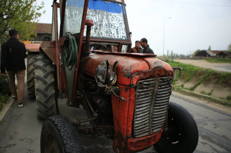 Тракторска несреќа на патот Крушево-Прилеп