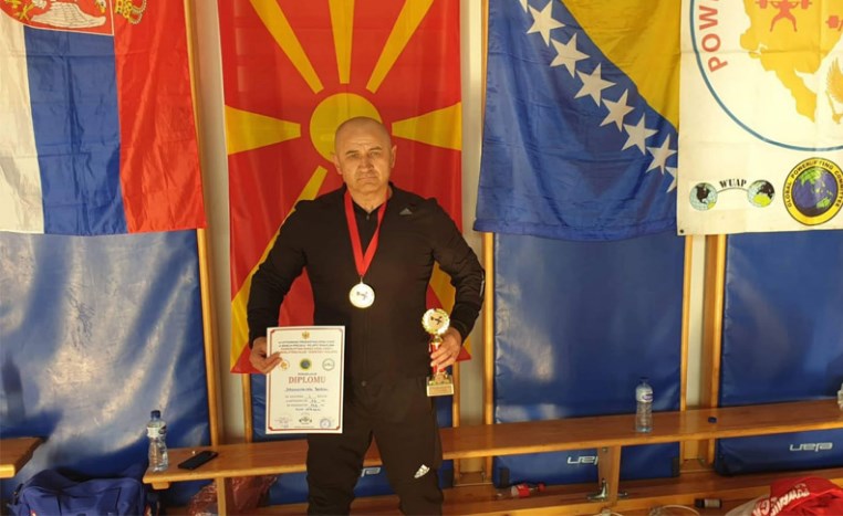 Злато во бенч-прес за Стаменковски на првенството во Црна Гора