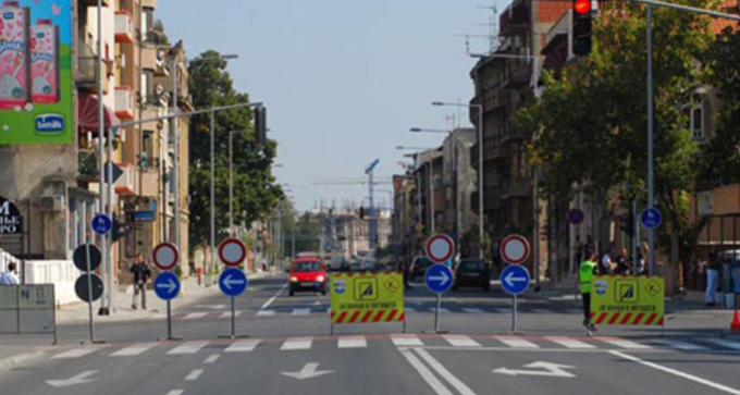 Во недела попладне посебен режим на сообраќај во Скопје