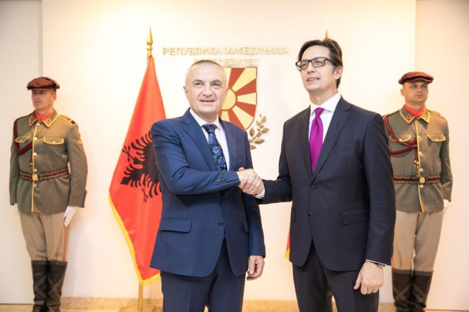 Пендаровски денеска на средба со претседателот на Република Албанија, Илир Мета