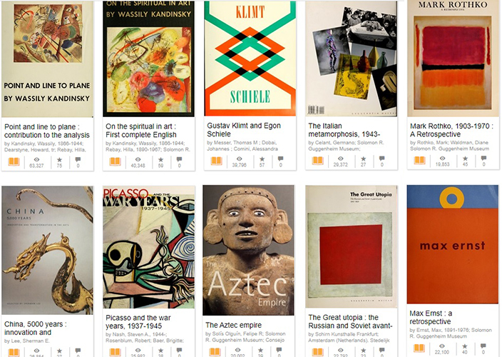 Над 200 уметнички книги од Гугенхајм достапни бесплатно