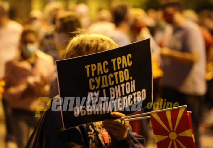 Мицкоски: Македонија има партизирано судство и обвинителство, криминалците во коалиција со власта се на слобода, а патриоти во затвор