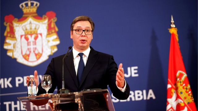 Вучиќ: Не е постигната согласност на Самитот Брдо-Бриони за промена на границите, Србија се залага за почитување на принципот на неменување на границите признати од ОН
