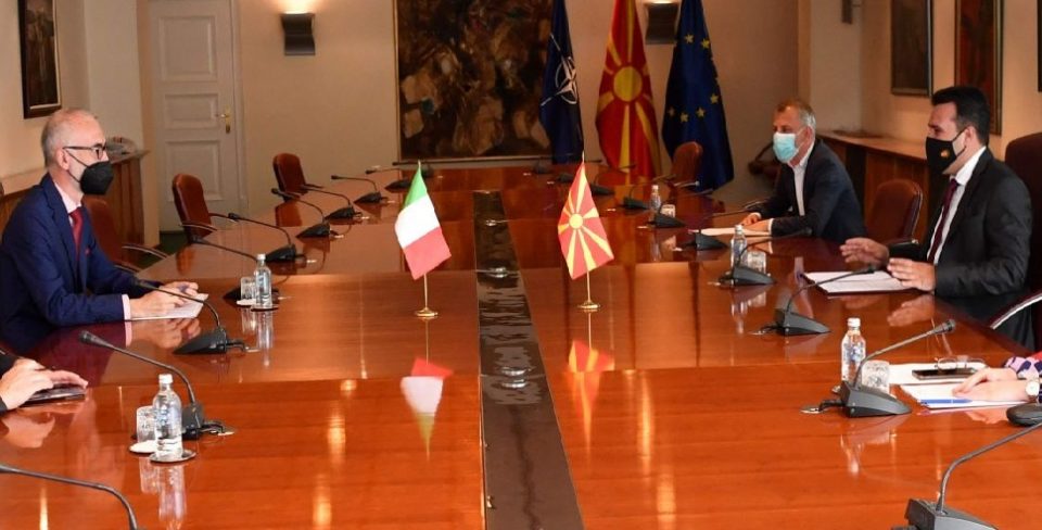 Заев – Силвестри: Силна поддршка од Италија за европерспективите на Македонија