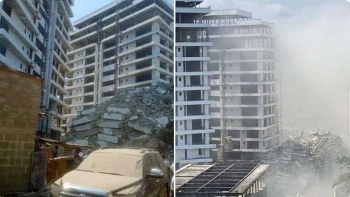 Се урна зграда од 21 кат во Лагос