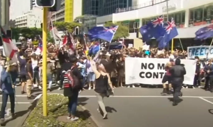 Отстранет протестниот камп од пред новозеландскиот Парламент