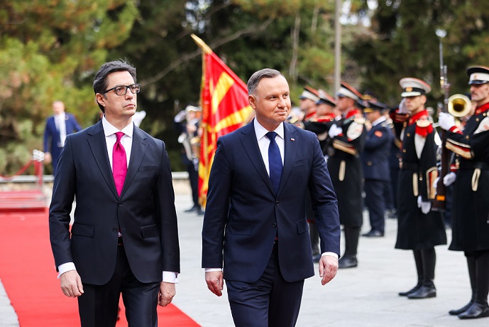 Почна официјалната посета на претседателот на Република Полска, Анджеј Дуда