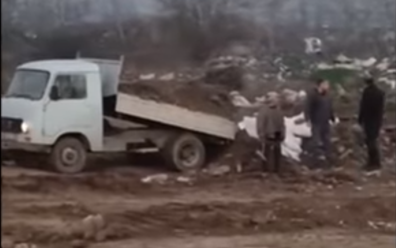 Човек со камионче се обиде да фрла отпад на локацијата каде што се гради нов парк во Драчево