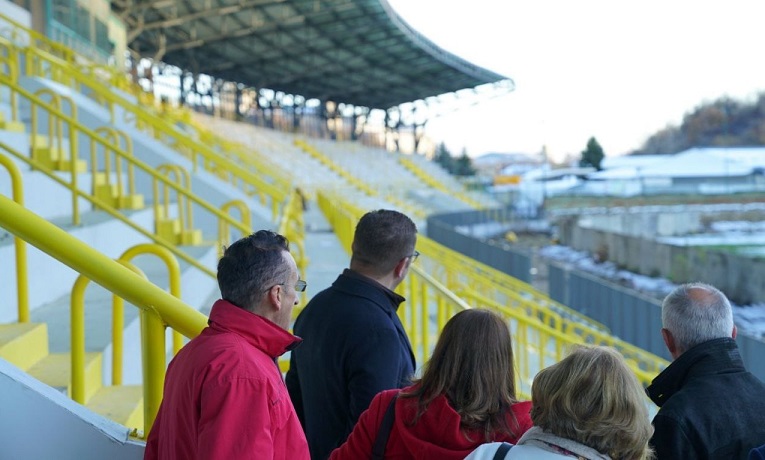 Мицкоски во увид на активностите за целосна реконструкција на стадионот во Битола