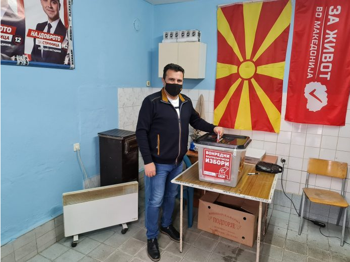 Заев во Струмица гласаше за неговиот наследник