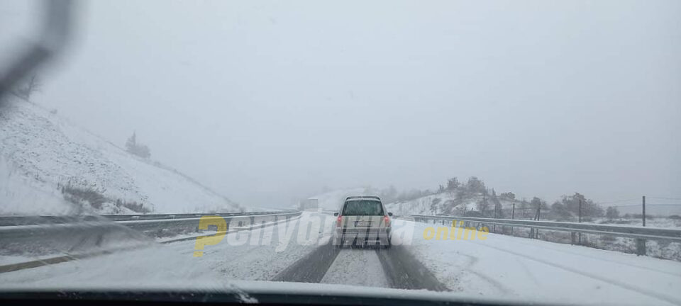 Снегот на 10 јануари ги изненади Македонија пат – тотален хаос на патиштата низ државата