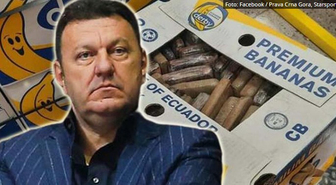 Пакетите со банани со дрога водат до десната рака на Мило Ѓукановиќ