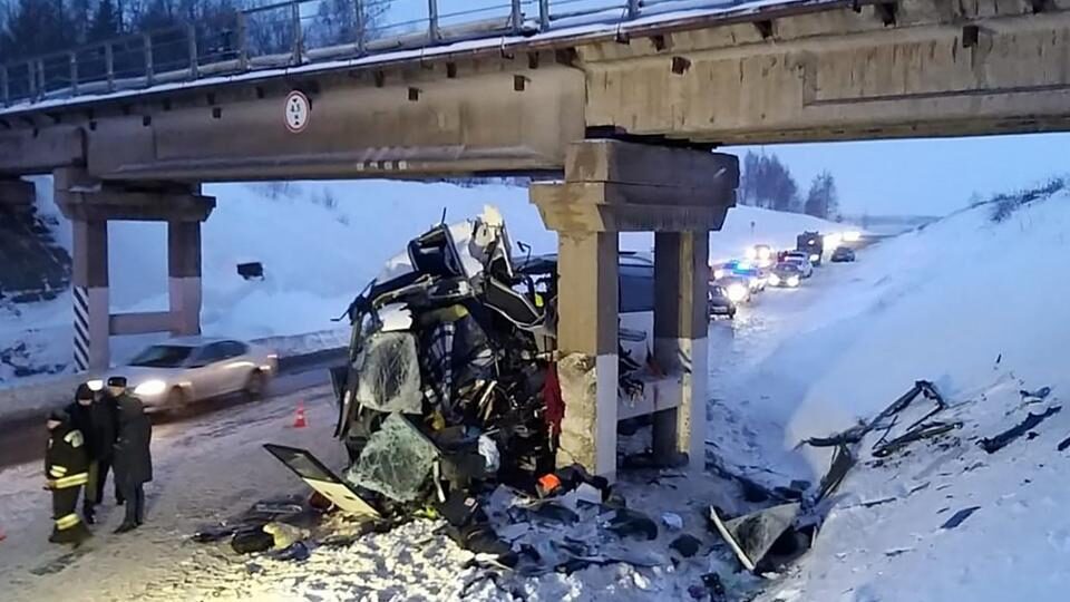 Автобус излетал од патот: Петмина загинати во несреќа во Русија
