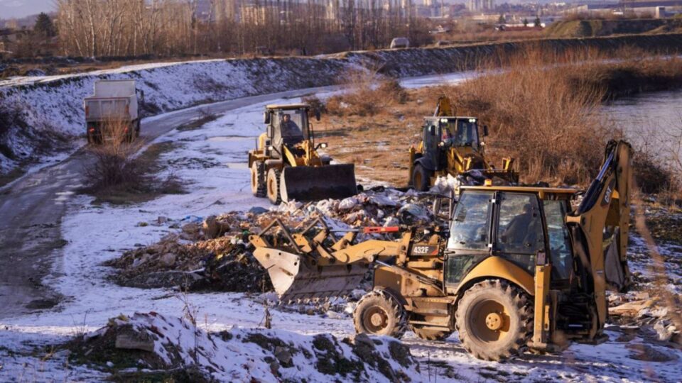 Исчистена дива депонија од две илјади квадратни метри во Горно Лисиче, собрани 250 кубни метри смет