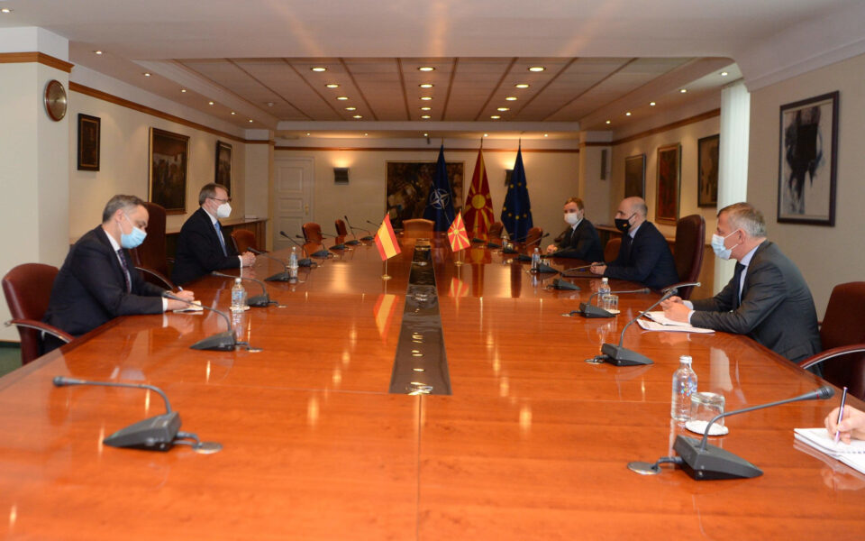 Ковачевски – Гарсија: Шпанија дава јасна поддршка за отпочнување на преговорите со ЕУ