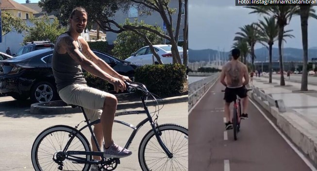 Ибрахимовиќ како мал крадел велосипеди