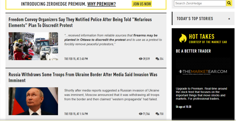 САД обвинуваат финансиска веб-страница за ширење руска пропаганда