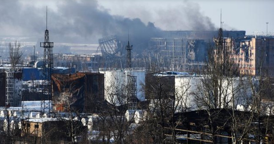 Шест експлозии одекнаа во центарот на Доњецк