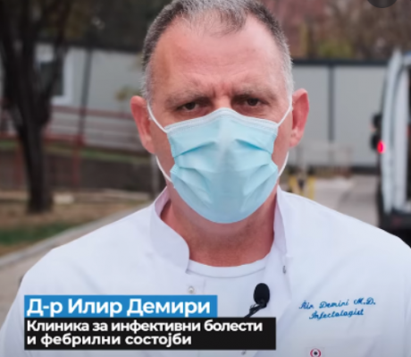 Д-р Демири: Жално е да живееш во Скопје, а да не бидеш вакциниран