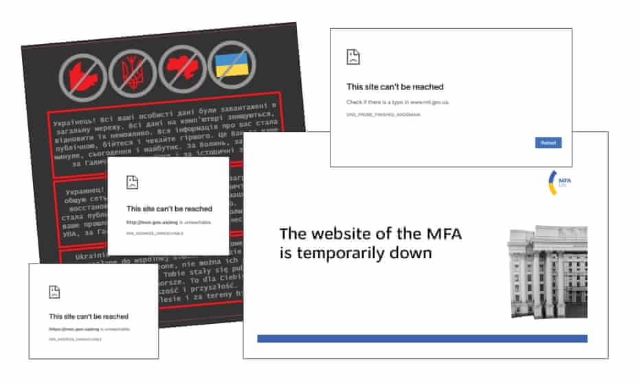 Поради хакерски напади недостапни сајтовите на украинската Влада и Министерството за надворешни