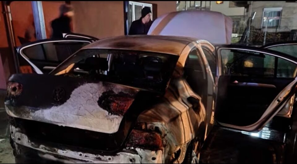 Намерно запален автомобилот на братот на пратеникот на ВМРО-ДПМНЕ, Јован Јаулески во Струга