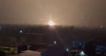 Експлозијата која одекна е на меѓународен нафтовод кој минува низ клучниот град под контрола на бунтовниците во источна Украина