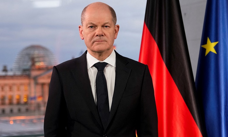 Германскиот канцелар не го гледа крајот на војната во блиска иднина