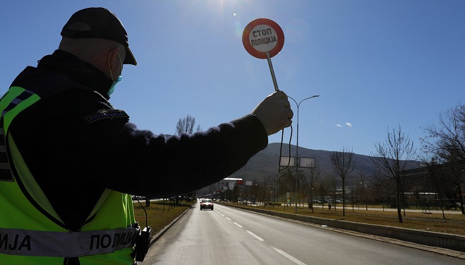 Од 152 сообраќајни прекршоци во Скопје, 50 се за пребрзо возење