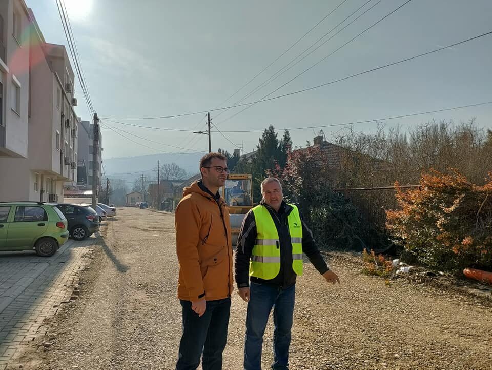 Стојкоски: Над еден километар нова атмосферска канализација во Ѓорче Петров и шест нови приклучоци за околните улици
