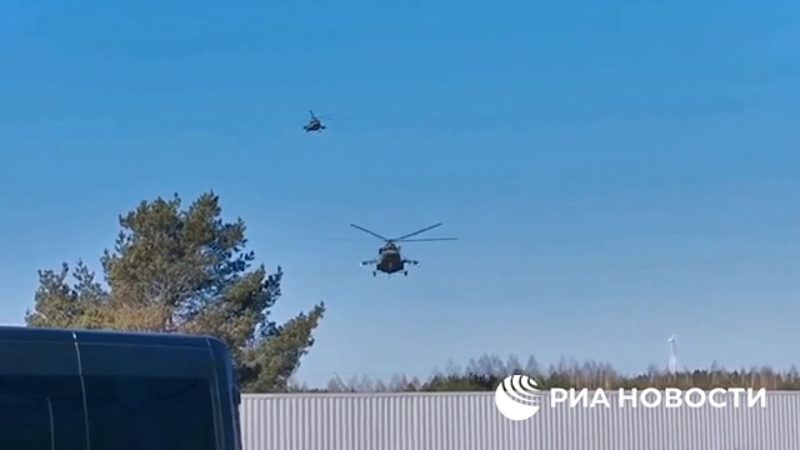 Украинската делегација пристигна со хеликоптери на местото на преговорите со Русија