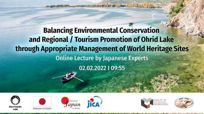 Предавање на јапонски експерти за заштита на езерата и управување со културно наследство