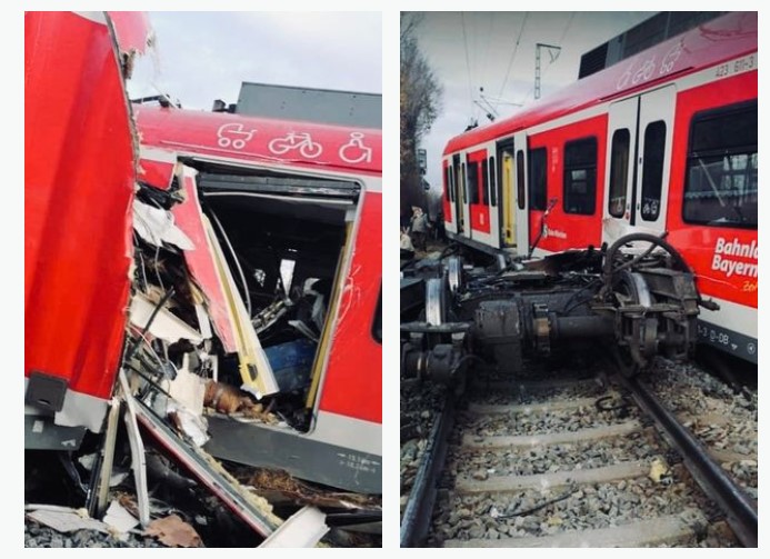 Најмалку еден загинат, над 30 повредени во тешка железничка несреќа предмалку кај Минхен