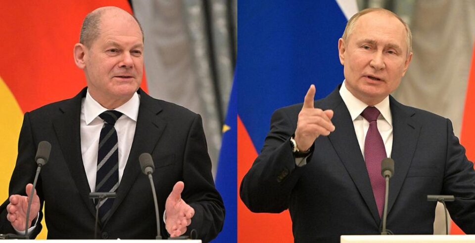 Путин го предупредил Шолц дека Киев се обидува да ги одолговлекува преговорите
