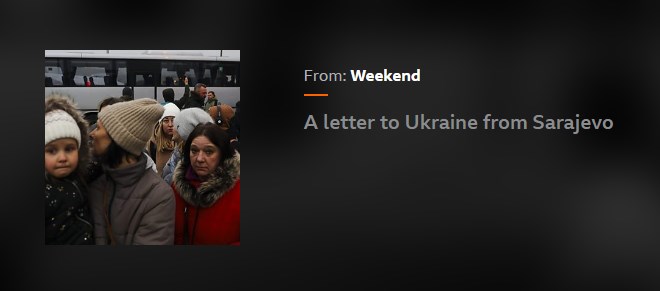 Аида истото го преживеала во Босна: Украинци, cветот разбира за што се борите