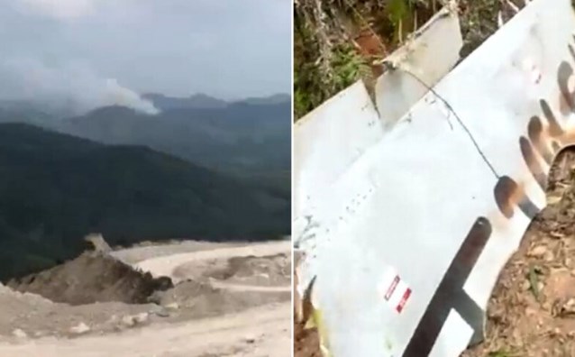 Прво видео од паднатиот авион во Кина