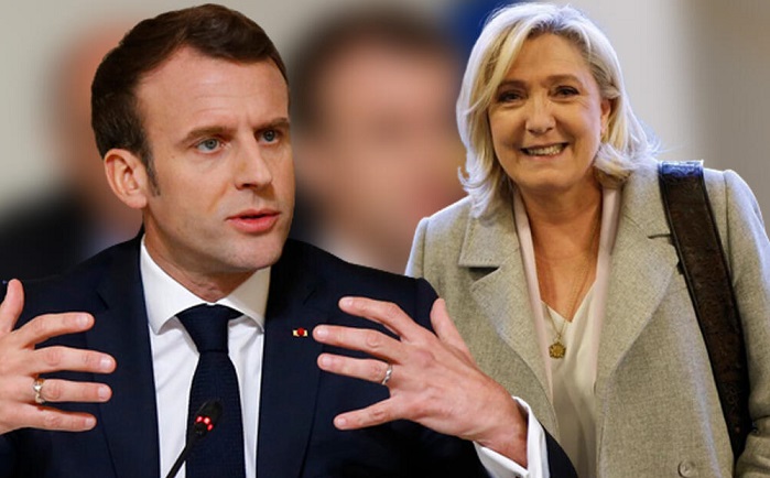 Макрон и Ле Пен се изедначени според излезните анкети