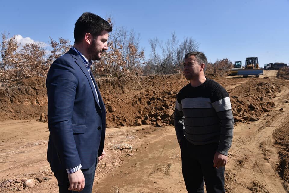 Јорданов: Започна подготовка за асфалтирање на дел од локалниот пат кон селата Шашаварлија, Кошево и Почивало