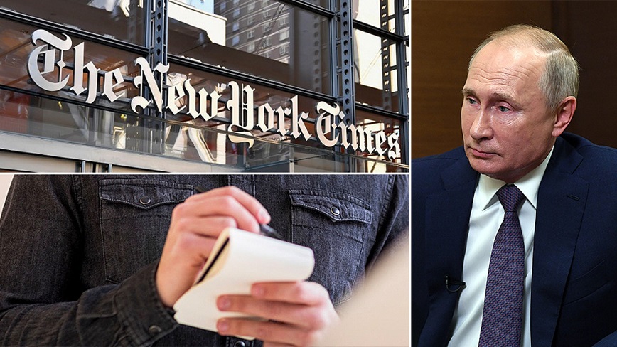 Се исплашија од законот за лажни вести за Украина: „Њујорк тајмс“ ги повлече дописниците од Русија