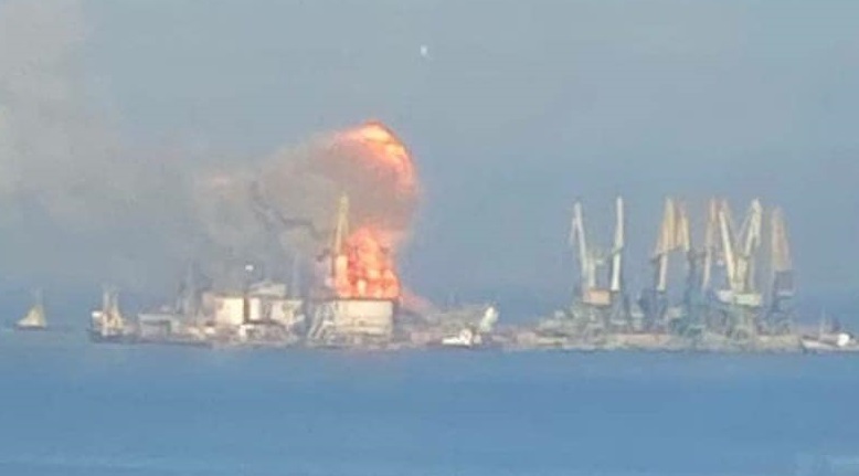 Украинската војска го уништила рускиот воен брод „Орск“