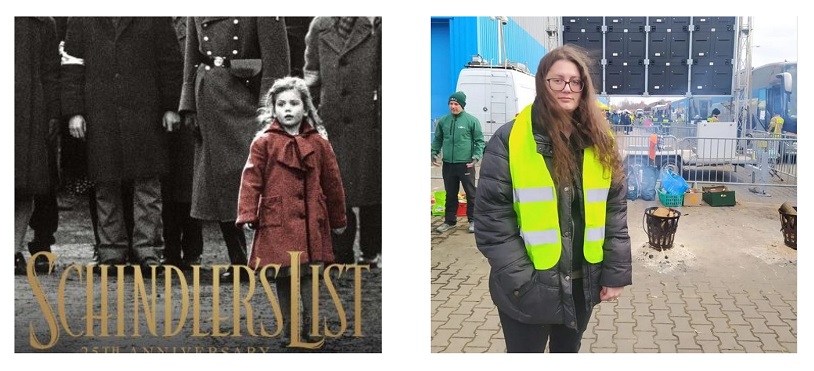 Оливија Дабровска, девојчето во црвеното палто од „Шиндлеровата листа“ сега има 32 години и им помага на украинските бегалци