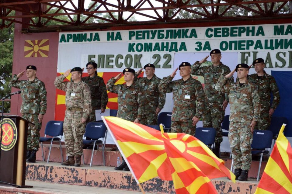 Започна вежбата „Блесок 22“ на македонската Армија