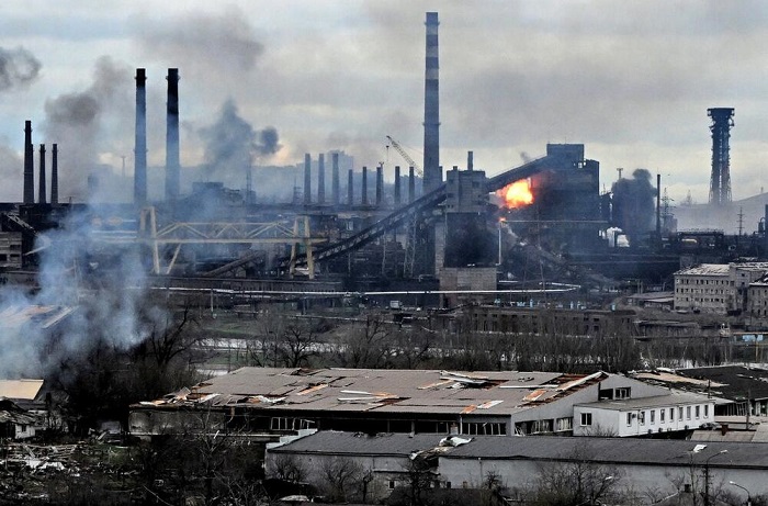 Изгубен e контактот со украинските борци во челичарницата „Азовстал“