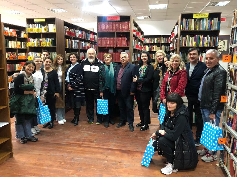 Учесниците на проектот „Регионална смотра на хортикултурни библиотеки“ во посета на НУ Библиотека „Григор Прличев“ во Охрид