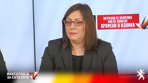 Димитриеска Кочоска: Државниот ревизор констатирал дека мерките на владата се неуспешни и ненавремени, нетранспарентни, без контролен механизам кои компании земале помош