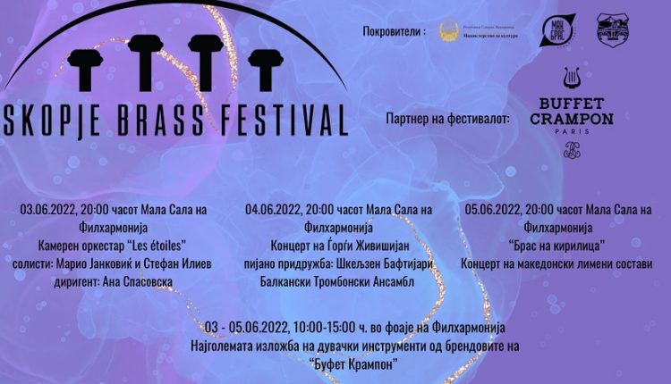 Скопски Брас фестивал од 3 до 5 јуни во Филхармонија
