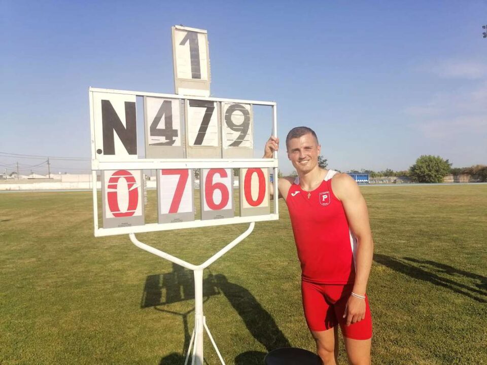 Трајковски го подобри македонскиот рекорд за 19 сантиметри