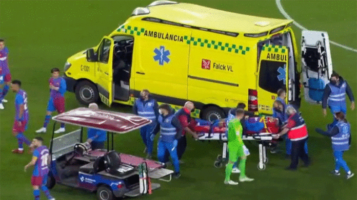 Играчот на Барселона се повреди на терен, однесен со Брза помош